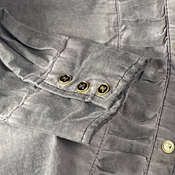 🔴Tribal DeNime Long Sleeve Button Down Shirt - Picture 8 of 9